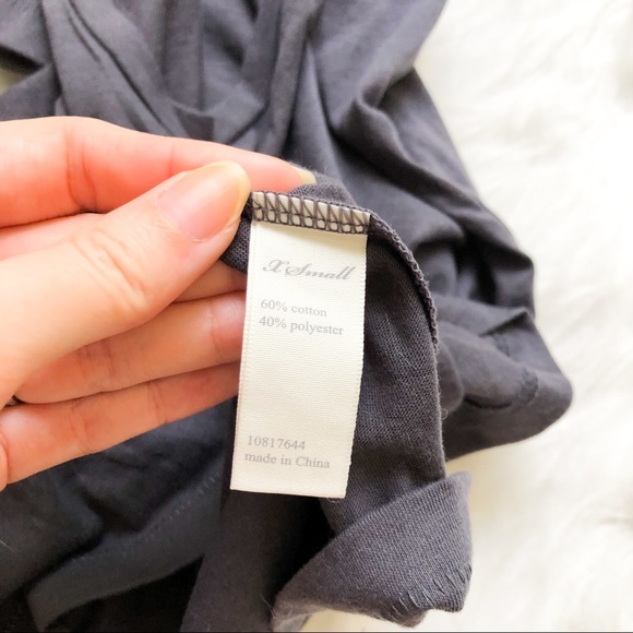 Gray Victoria’s Secret Sequin Logo Low Scoopneck T-Shirt - Picture 5 of 5